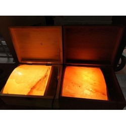 Hộp Đèn Đá Muối Himalaya Mặt cong Massage Chân [Được kiểm hàng] 13249929