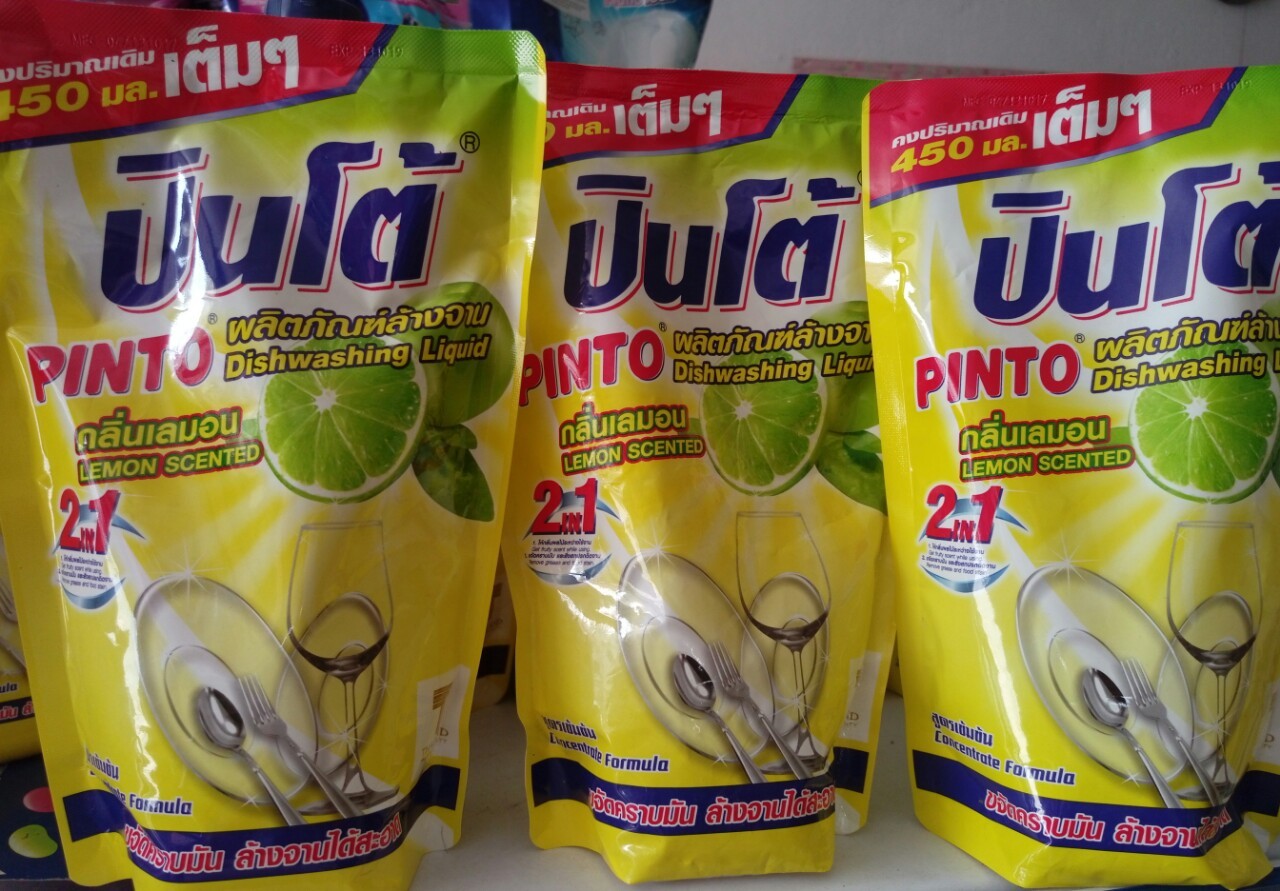 Nước rửa chén bát đậm đặc Pinto 450ml