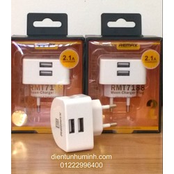 Sạc 2 cổng Remax RMT7188
