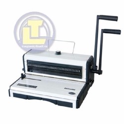 Máy đóng sách lò xo kẽm Bosser WR970E (WR-970E) - lỗ vuông