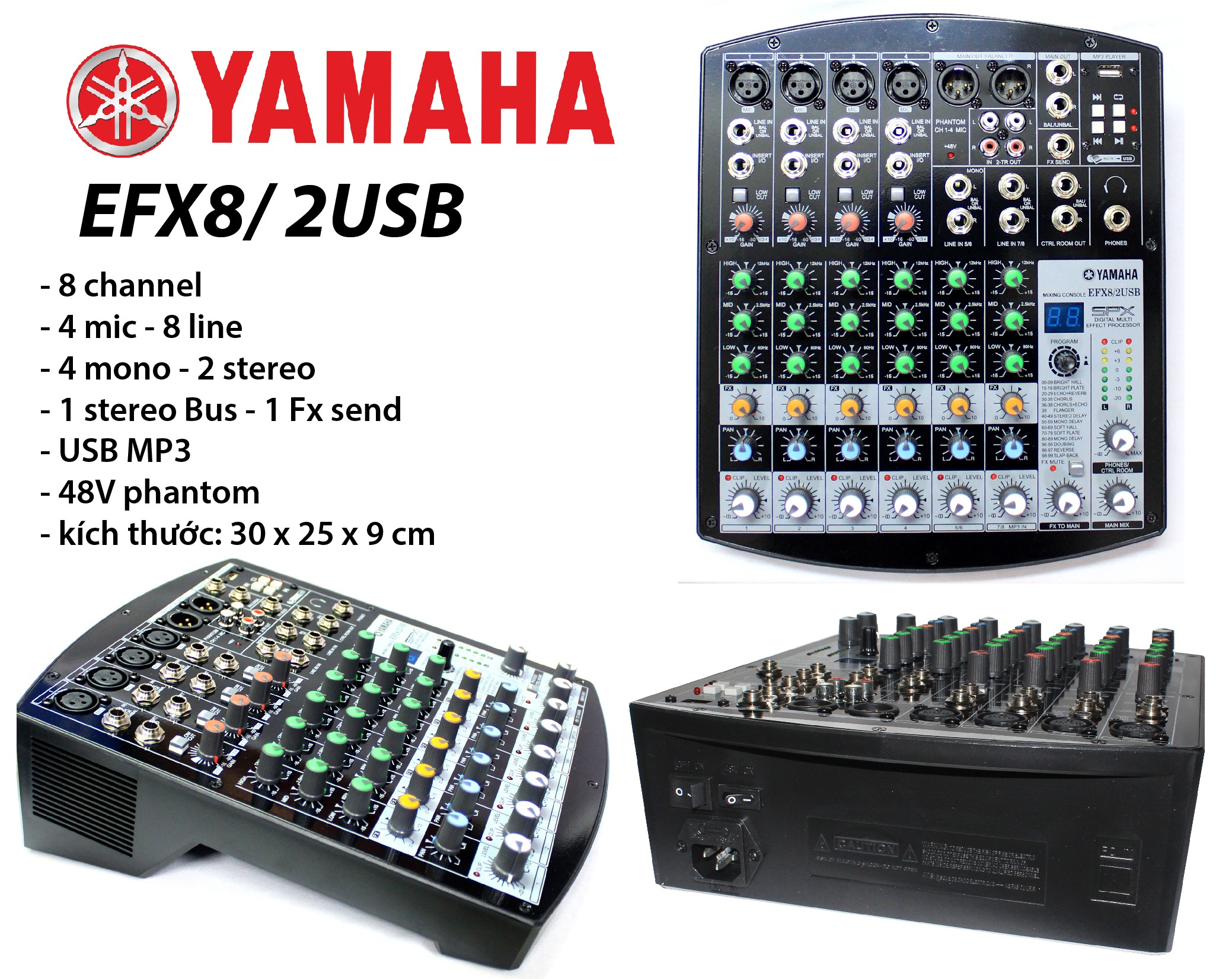 Mixer Yamaha EFX8