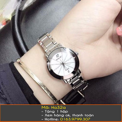 Đồng hồ Halei dây trắng 3 màu
