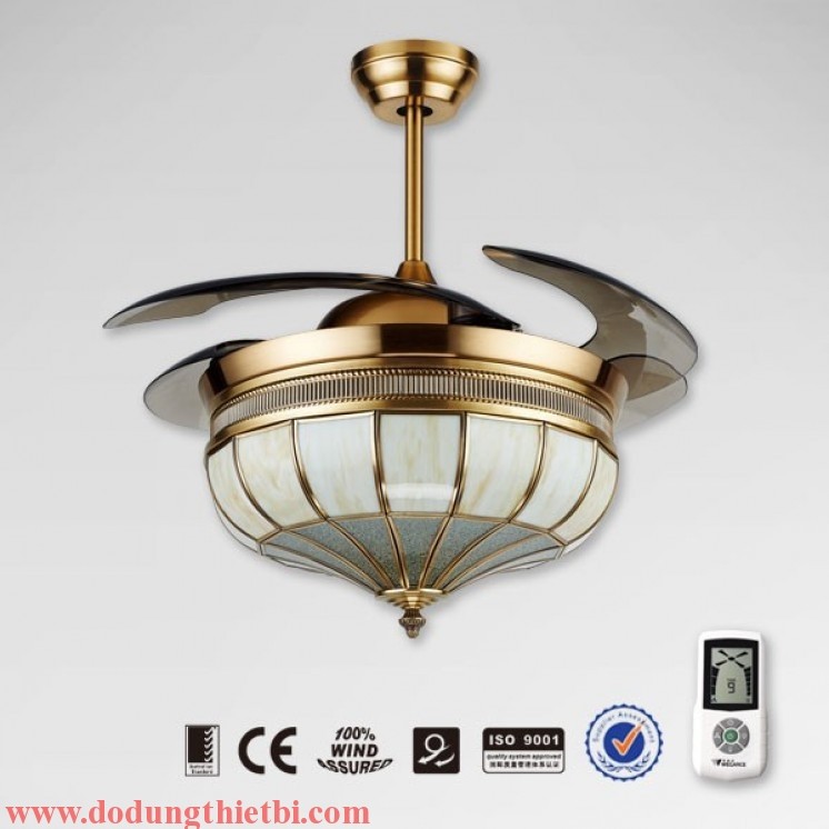 QUẠT TRẦN TRANG TRÍ KIỂU CHÂU ÂU 44WG-9010