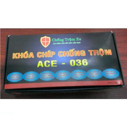 Khóa chống trộm xe máy báo động chíp ACE-036