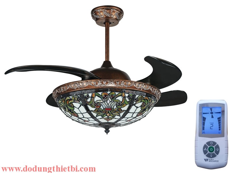 QUẠT TRẦN TRANG TRÍ KIỂU CHÂU ÂU 44WG-9014