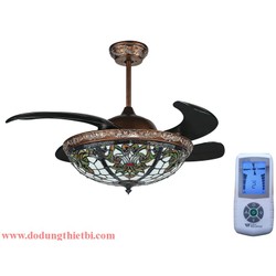 Quạt trần trang trí kiểu châu âu 44wg-9014