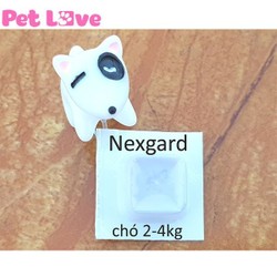 Hộp thuốc NexGard trị ve 2-4kg