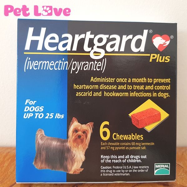 Hộp thuốc HEARTGARD tẩy giun 11.5kg