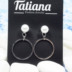 Bông tai mạ bạc 925 Rond - Tatiana - BB3265