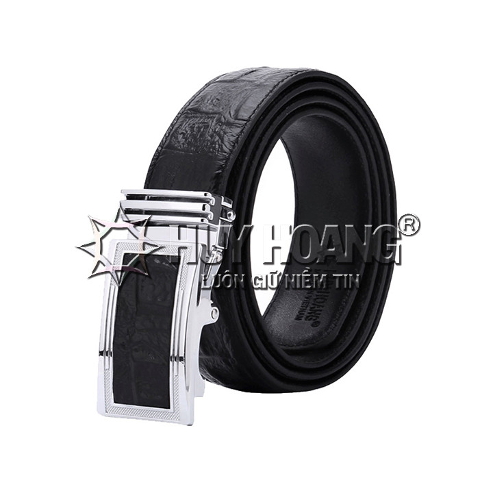 Thắt Lưng Nam Vân Cá Sấu Huy Hoàng 4117