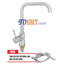 Vòi rửa chén nóng lạnh cn07 - vòi rửa bát nóng lạnh