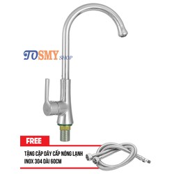 Vòi rửa chén nóng lạnh cn16 - vòi rửa bát nóng lạnh