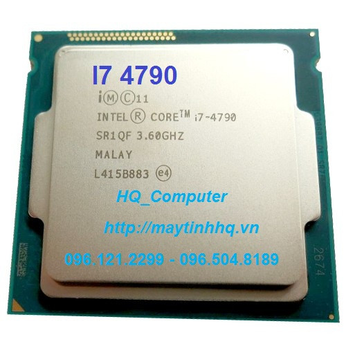 Bộ vi xử lý - CPU Core i7 4790K - 4.4GHz - 8MB Cache