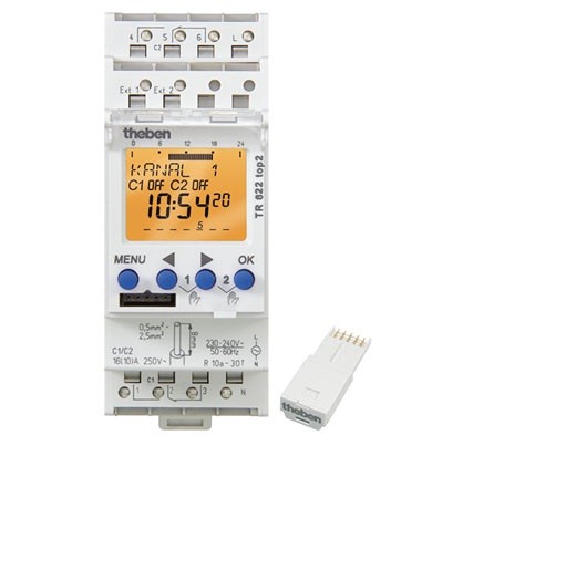 Công tắc hẹn giờ kỹ thuật số Theben TR 622 top2