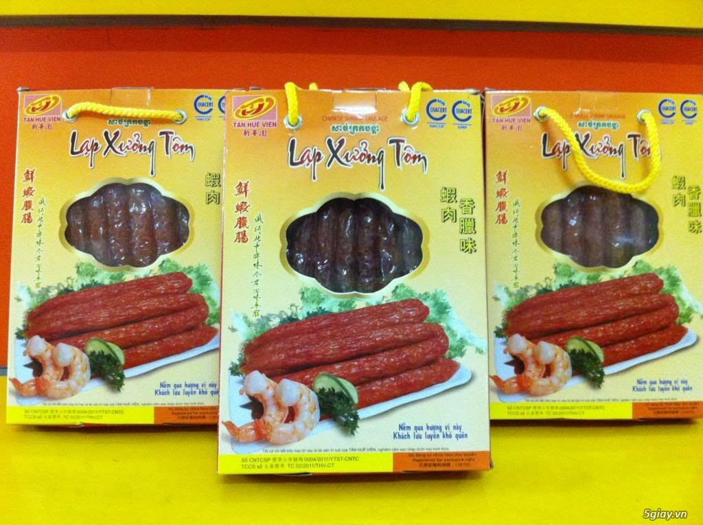LẠP XƯỞNG TÔM TÂN HUÊ VIÊN 500G (Mã SP: LX TÔM 500)