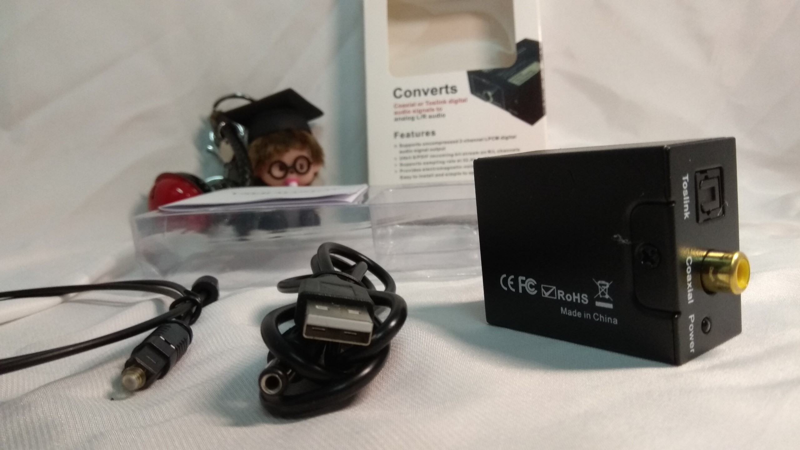 Box chuyển đổi tín hiệu Optical sang Audio AV