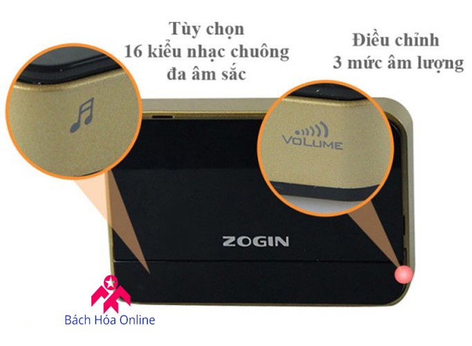 Chuông không dây ZOGIN B03 (Mã SP: ZOGIN B03)