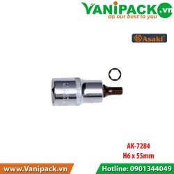 ĐẦU TUÝP GẮN MŨI VÍT LỤC GIÁC ASAKI AK-7284