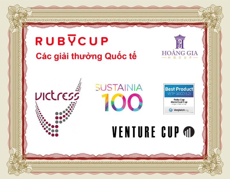 Cốc nguyệt san Ruby cup, Anh, màu Trong Size M, NK độc quyền 11