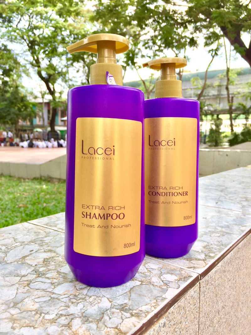 Cặp gội xả Lacei Extra Rich 800ml 3