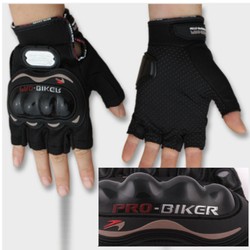 Găng Tay Hở Ngón Thể Thao Lái Xe Probiker  HQ PLaza T374I 206374