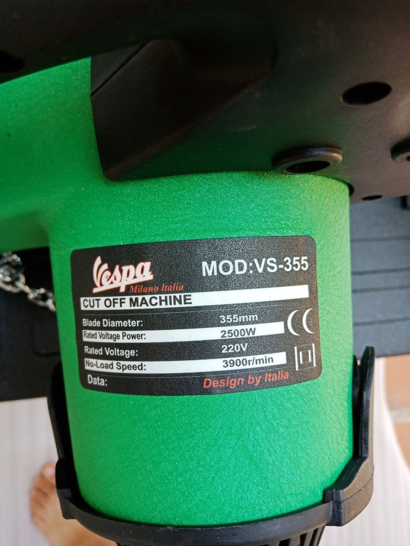 Máy cắt sắt Bàn Vespa 2500w _Italia (Mã SP: Máy cắt sắt Bàn Ves)