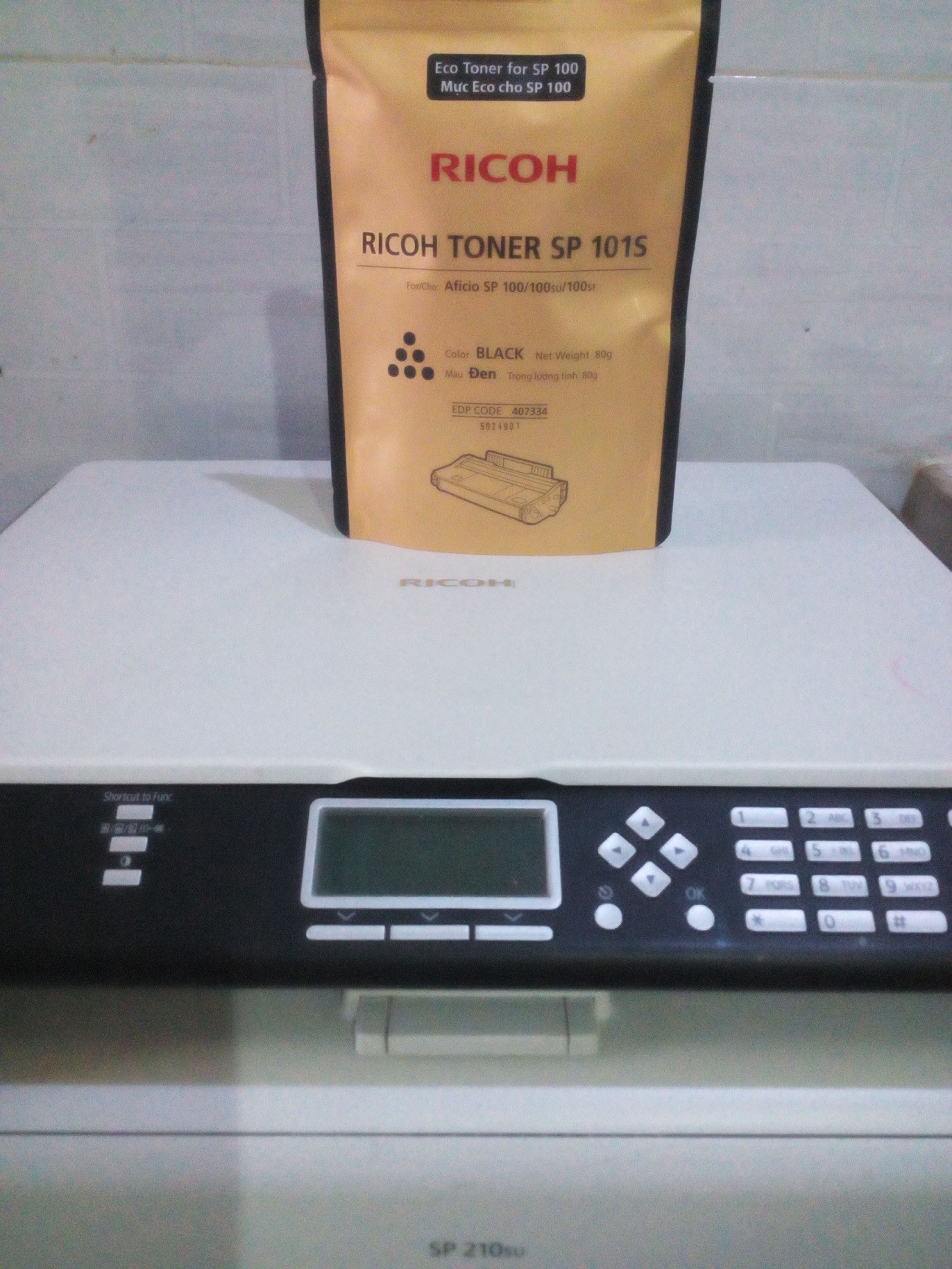 Mực máy in Ricoh SP101S dùng cho máy SP100