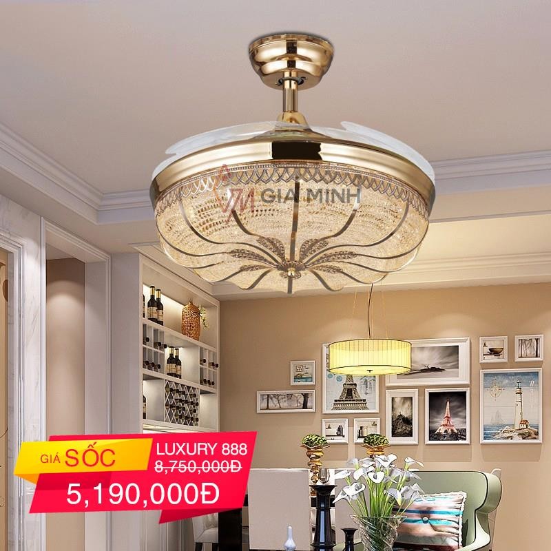 Quạt trần đèn GMT Luxury 888