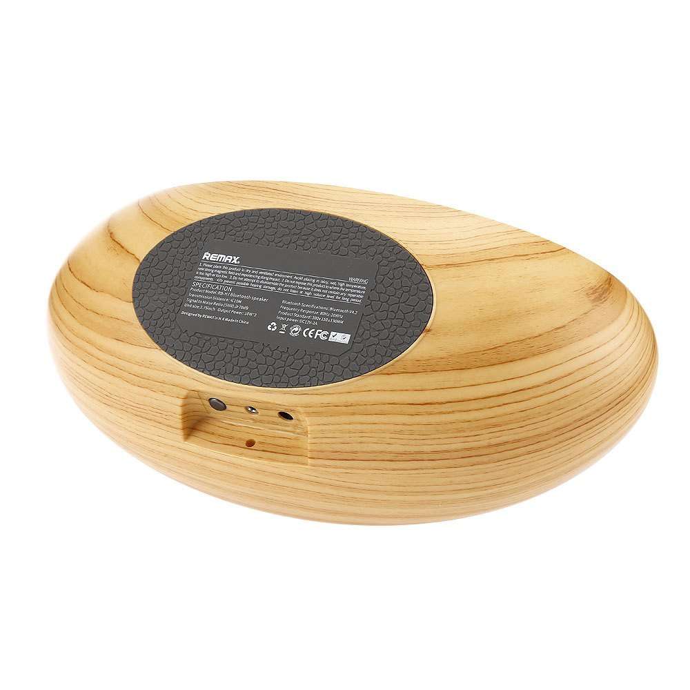 Loa bluetooth Remax RB-H7 vân gỗ siêu hiện đại