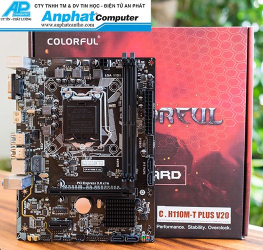 Bo mạch chủ - Mainboard Colorful H110M-T Plus V20