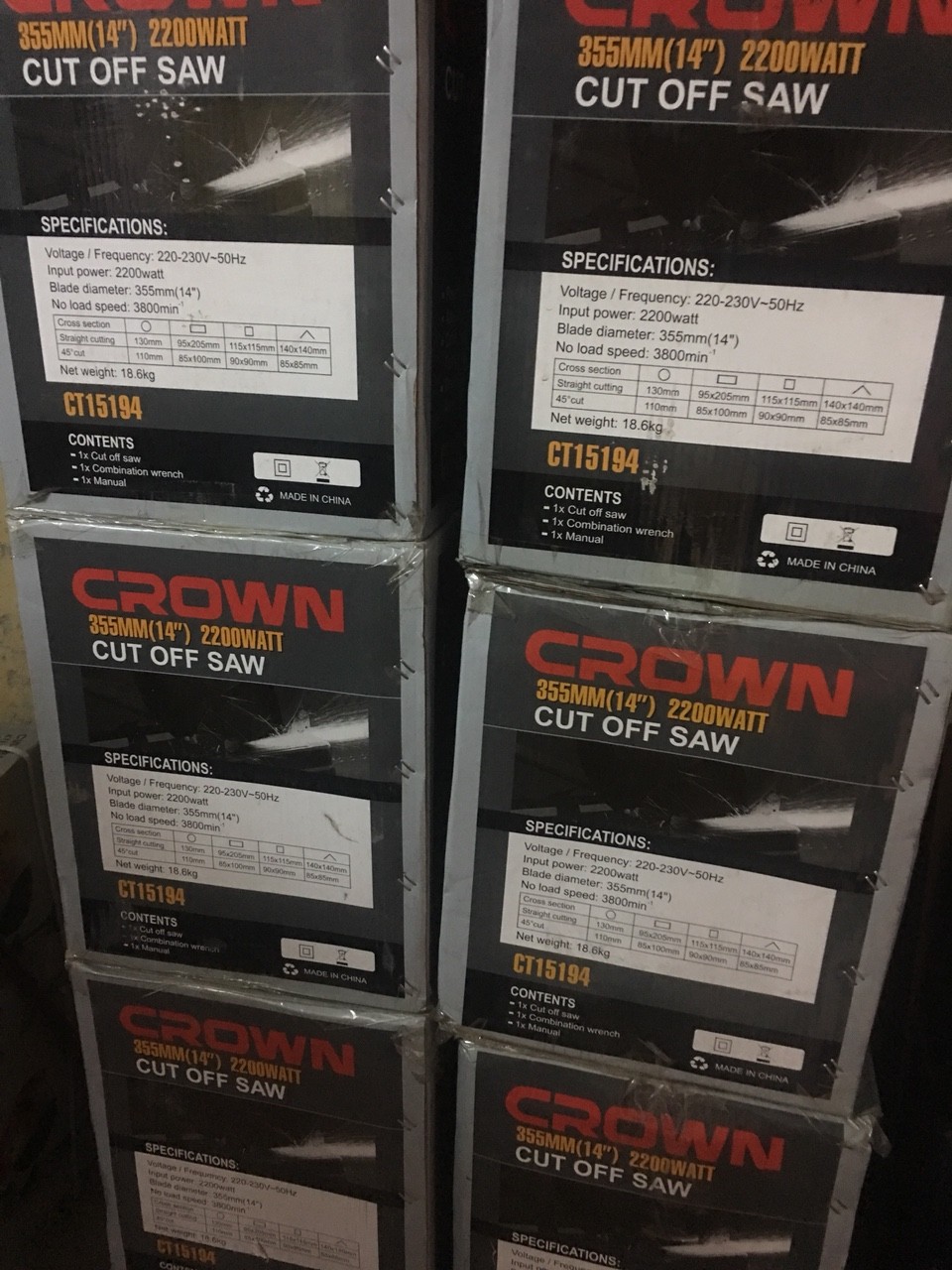 Máy cắt sắt Crown CT15194 2200W