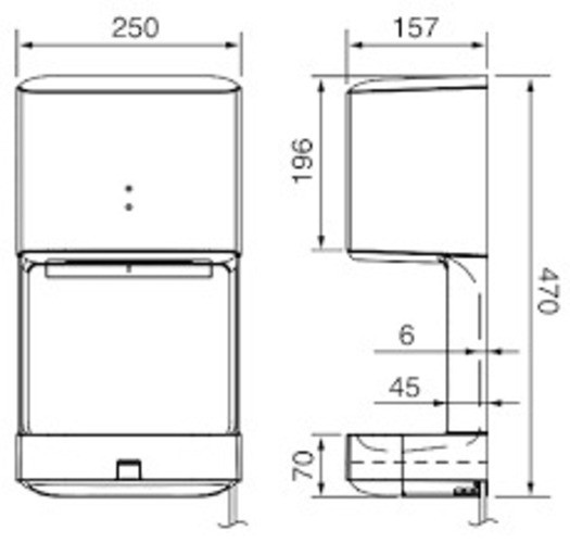 Máy sấy tay Pana FJ-T09A3 (Mã SP: Pana FJ-T09A3)