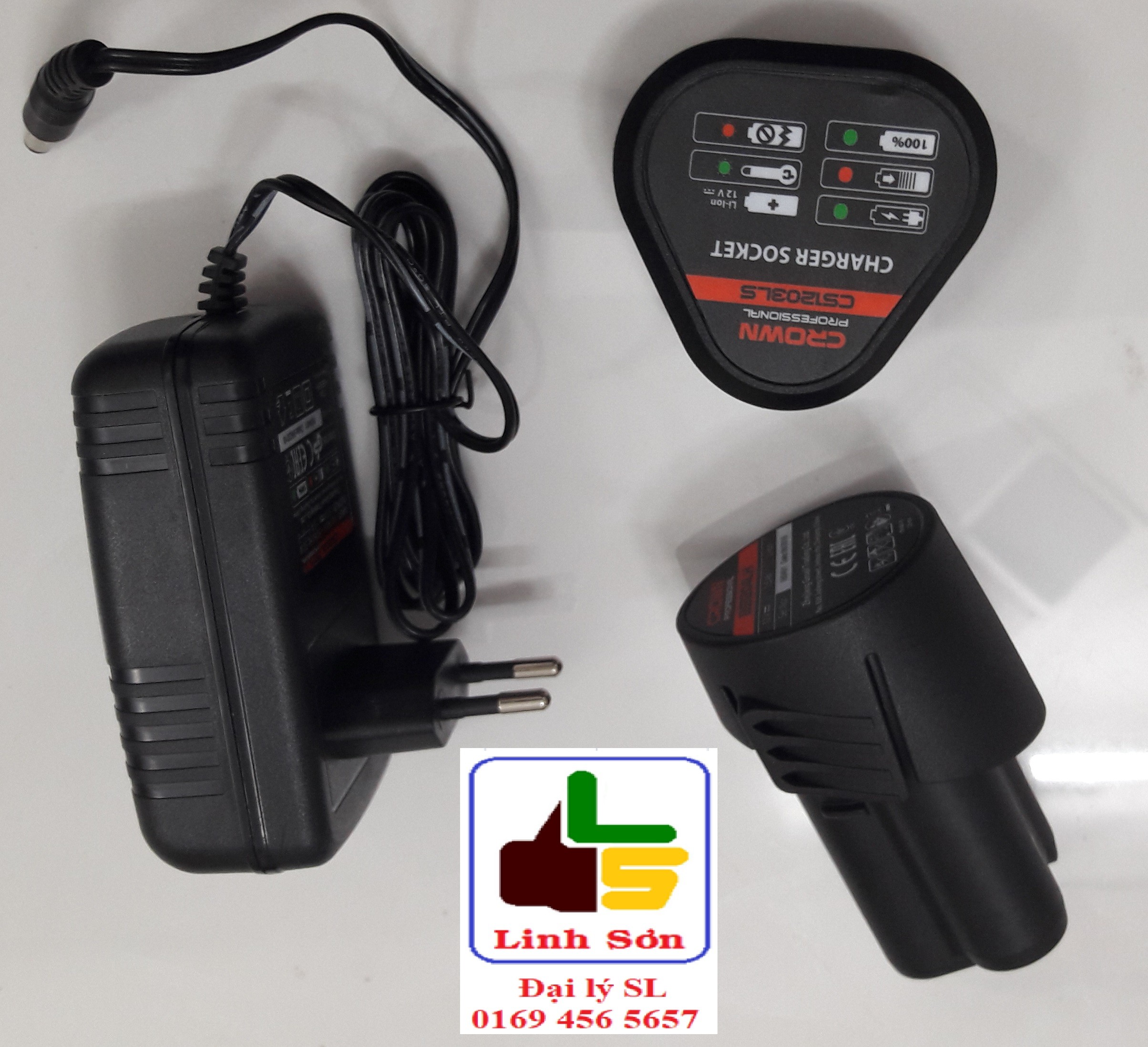 Máy khoan thép dùng pin Crown CT21053L