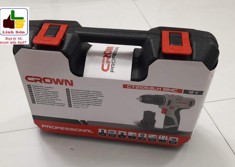 Máy khoan thép dùng pin Crown CT21053L