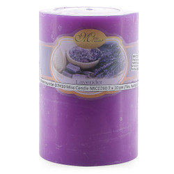 NẾN THƠM TRỤ TRỌN D7H10 MISS CANDLE MIC0260 TÍM