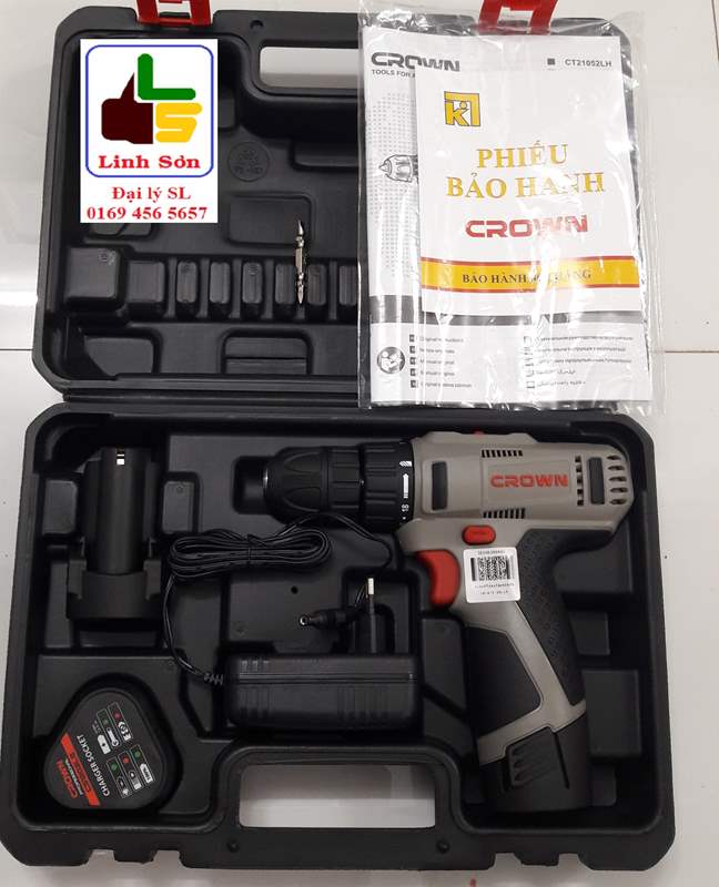 Máy khoan thép dùng pin Crown CT21053L
