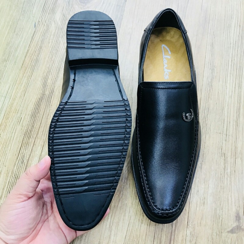Giày Mọi Đế Tây CLARKS HN 7231 đen 4