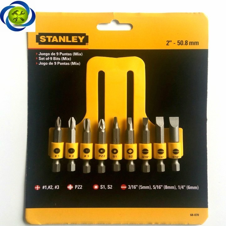 Mũi vặn vít 9 chi tiết Stanley 68-070 2