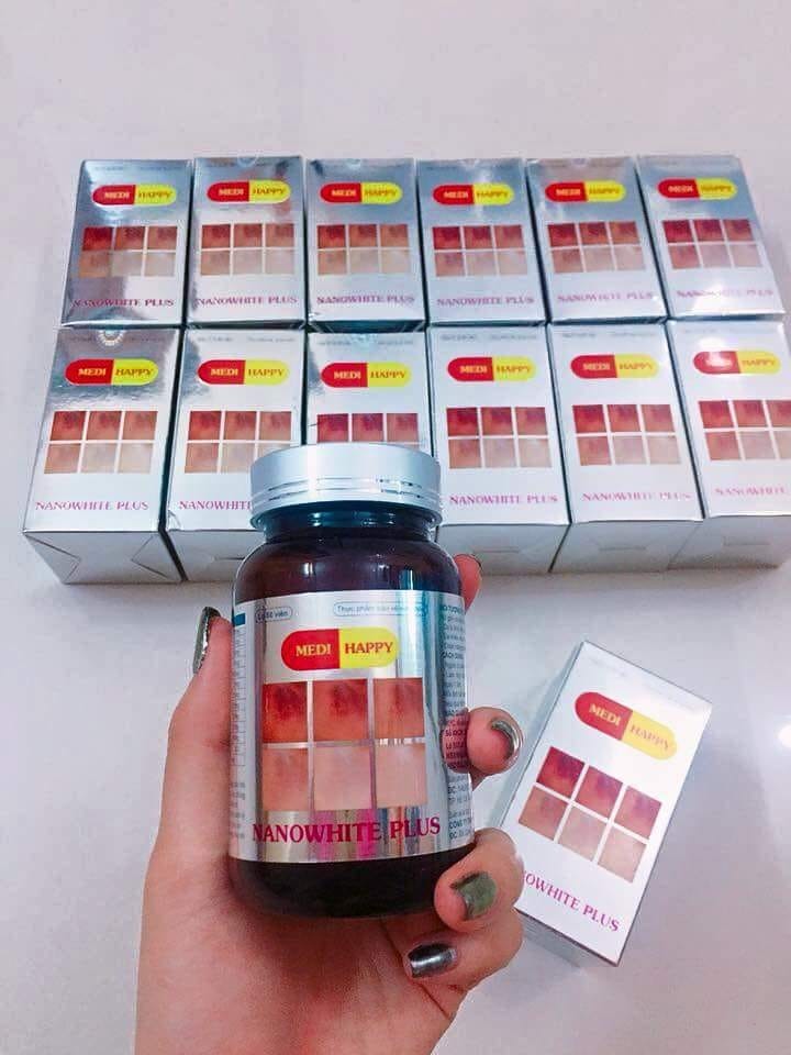 Viên Uống Trị Nám Medi Happy Nano White Plus