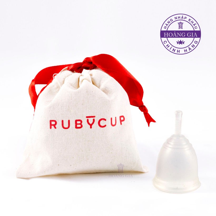 Cốc nguyệt san Ruby Cup, Anh quốc, màu Trong Size S