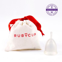 Cốc nguyệt san Ruby Cup, Anh quốc, màu Trong Size S