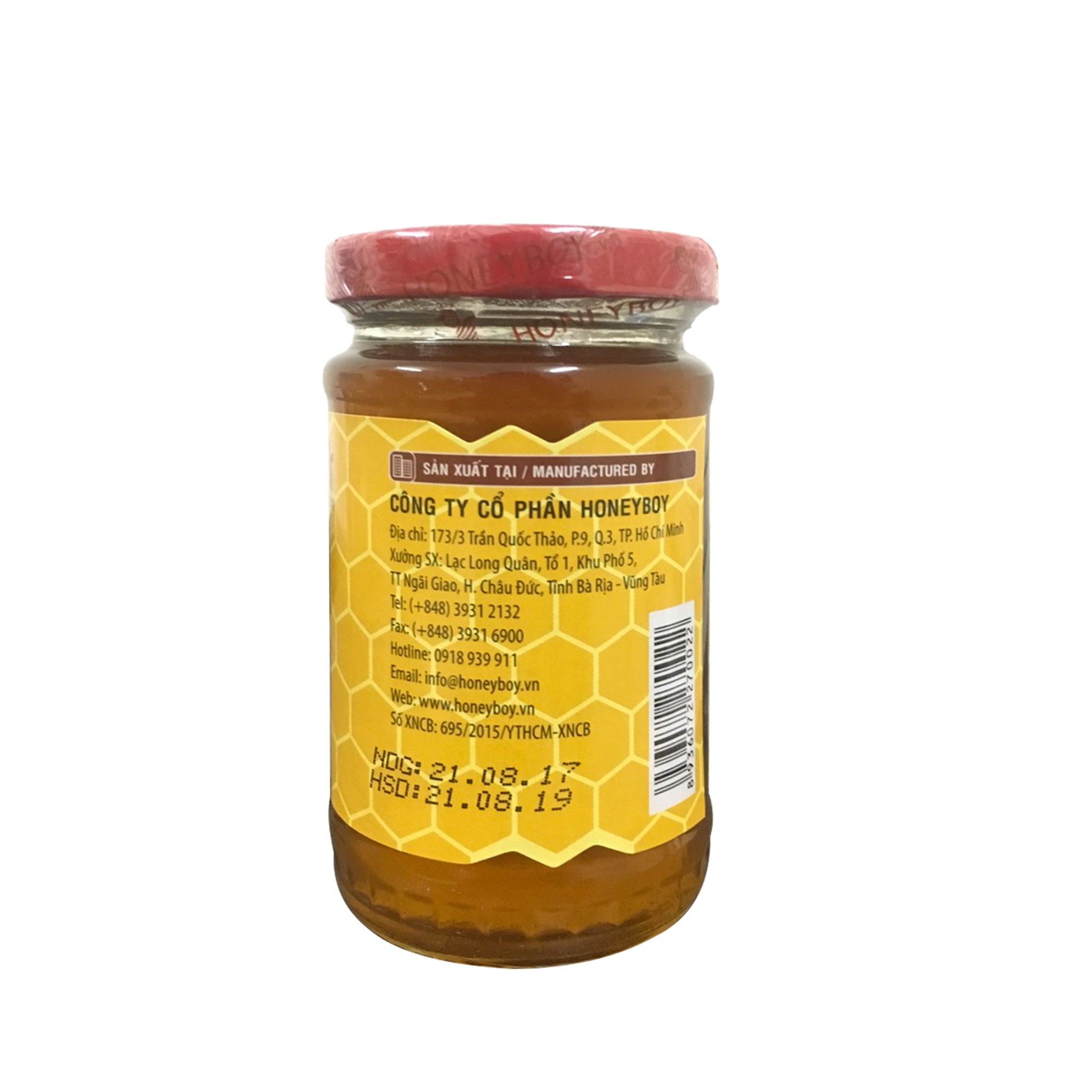 Mật ong HONEYBOY thiên nhiên 100ml