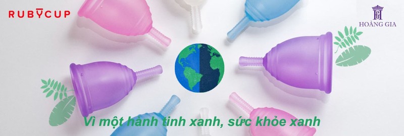 Cốc nguyệt san Ruby cup, Anh, màu Trong Size M, NK độc quyền 1