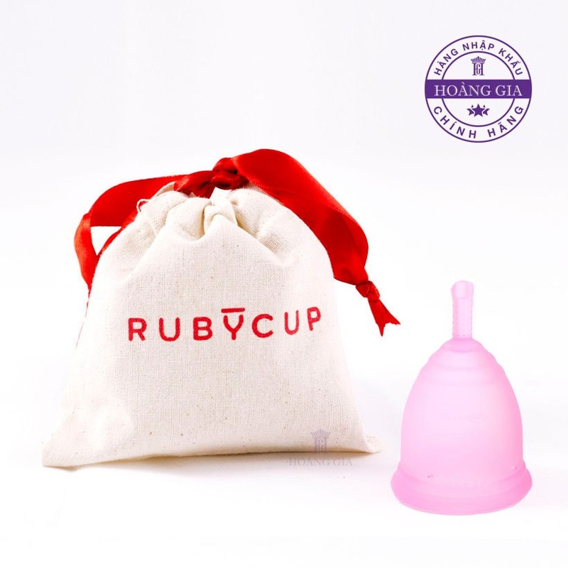 Cốc nguyệt san Ruby Cup, Anh quốc, màu Hồng Size M 2