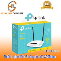 Router WiFi TPLink 841N chuẩn N 300Mbps chính hãng FPT phân phối