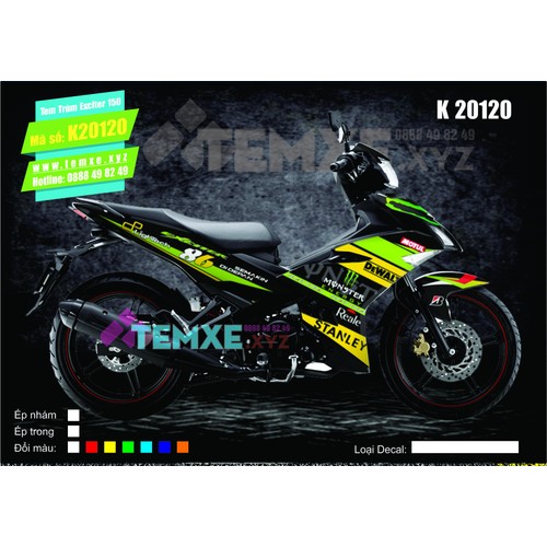 5398850 , 11762699 , 15_11762699 , 350000 , Tem-trum-Exciter-150-15_11762699 , sendo.vn , Tem trùm Exciter 150 Tem trùm Exciter 150