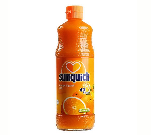 Nước Cam ép đậm đặc hiệu Sunquick – chai 840ml
