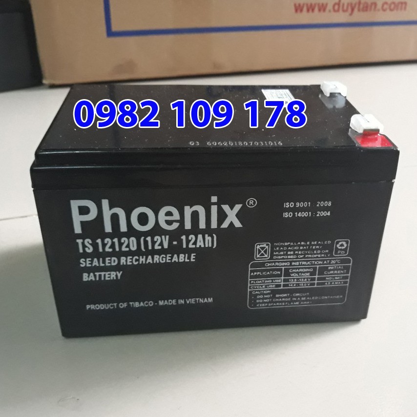 Ắc quy Phoenix TS12120 (12V-12Ah)