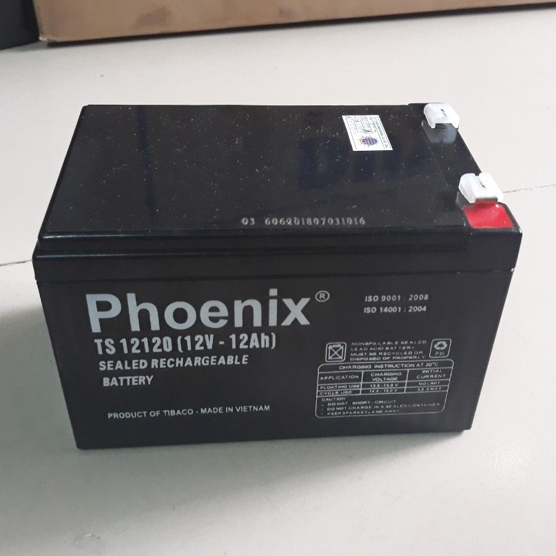 Ắc quy Phoenix TS12120 (12V-12Ah)