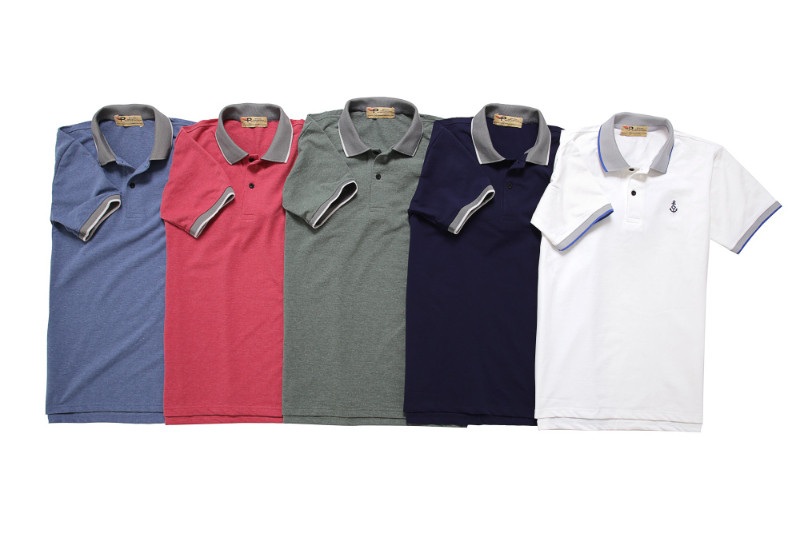 Áo thun nam Polo cổ phối bo dệt đẹp chuẩn Xmen PIGO cao cấp AHT08 -4 10